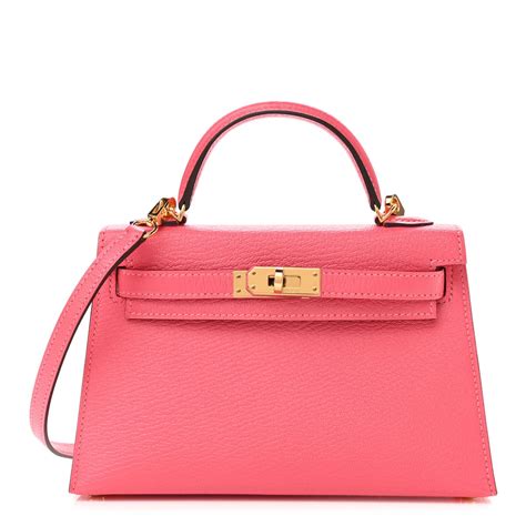 hermes kelly 20 rose lipstick|HERMES Chevre Mysore Mini Kelly Sellier 20 Rose .